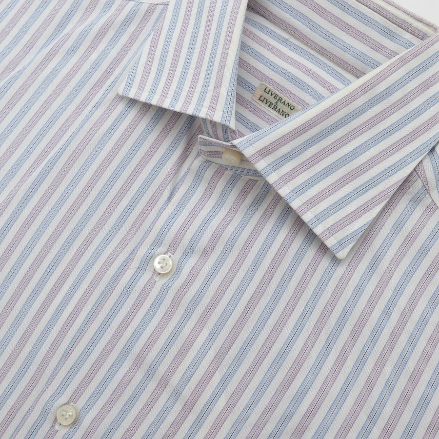 Men Liverano & Liverano Striped | Striped Cotton Shirt Multi ...